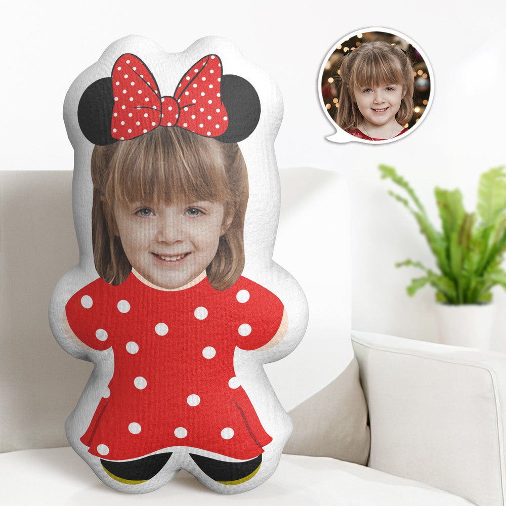 Custom Face Pillow Minime Dolls Beauty Mouse Photo Pillow Personalized Gift for Girl