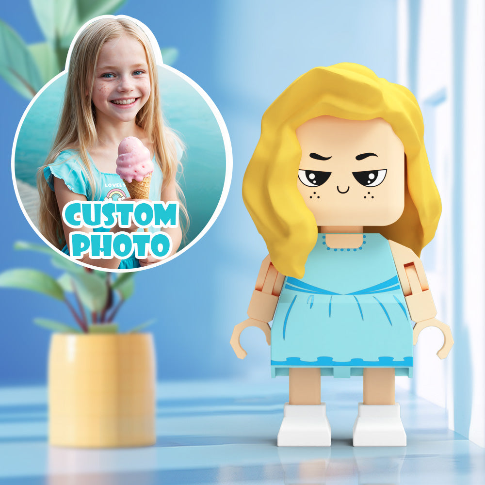 Lovely Girl Style Custom Cute Face Giantfigure - Turn Your Photo into a Personalized Gift