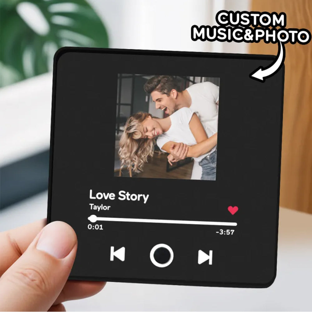 Personalized Photo Album Music Fridge Magnet Music Wall Photo Sticker Music Movement That Can Be Played Without Cell Phone Music Fridge Magnet Pro Can Play Songs