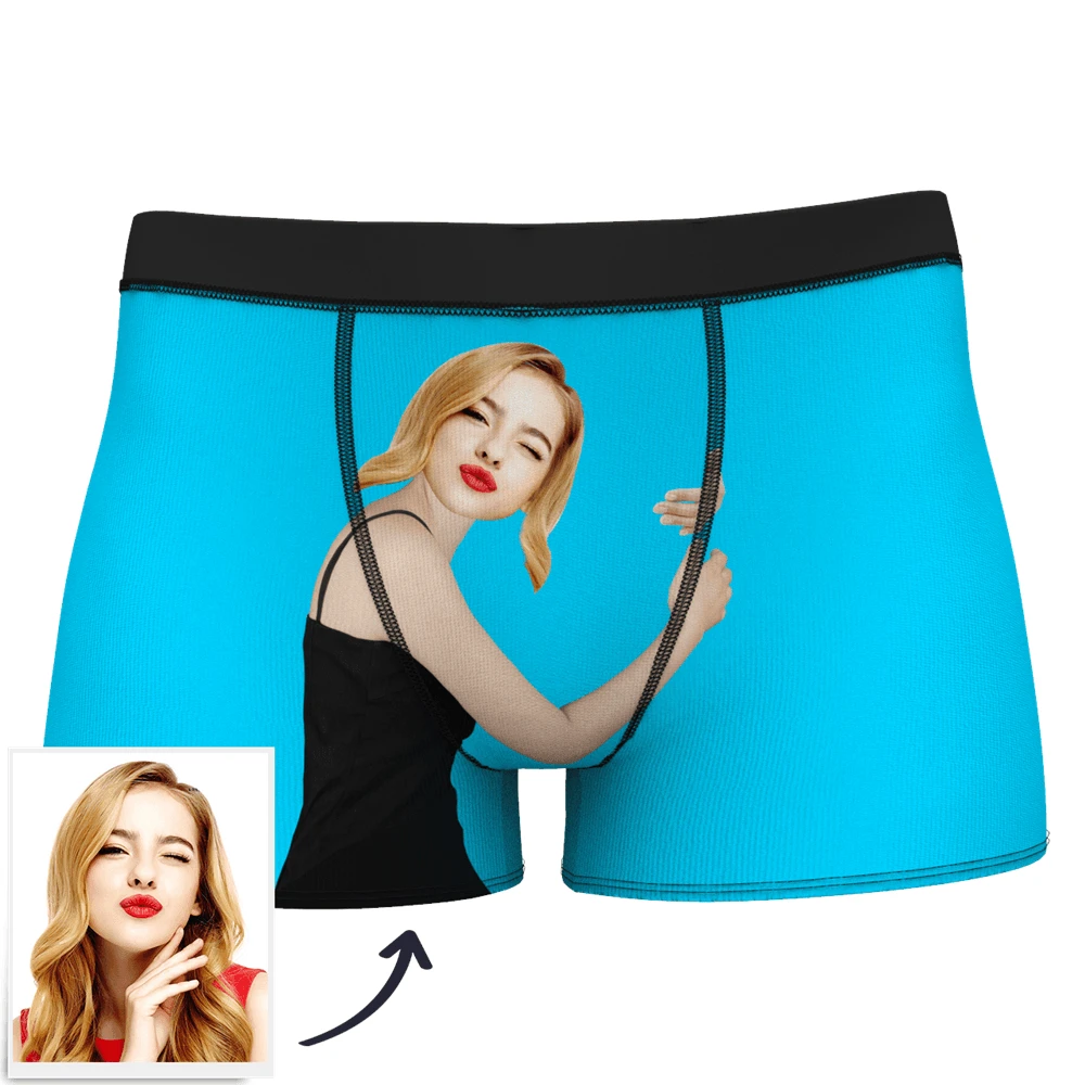 Valentine's Day Custom Face Boxer Popular Boxer Shorts Men's Underwear For Gifts