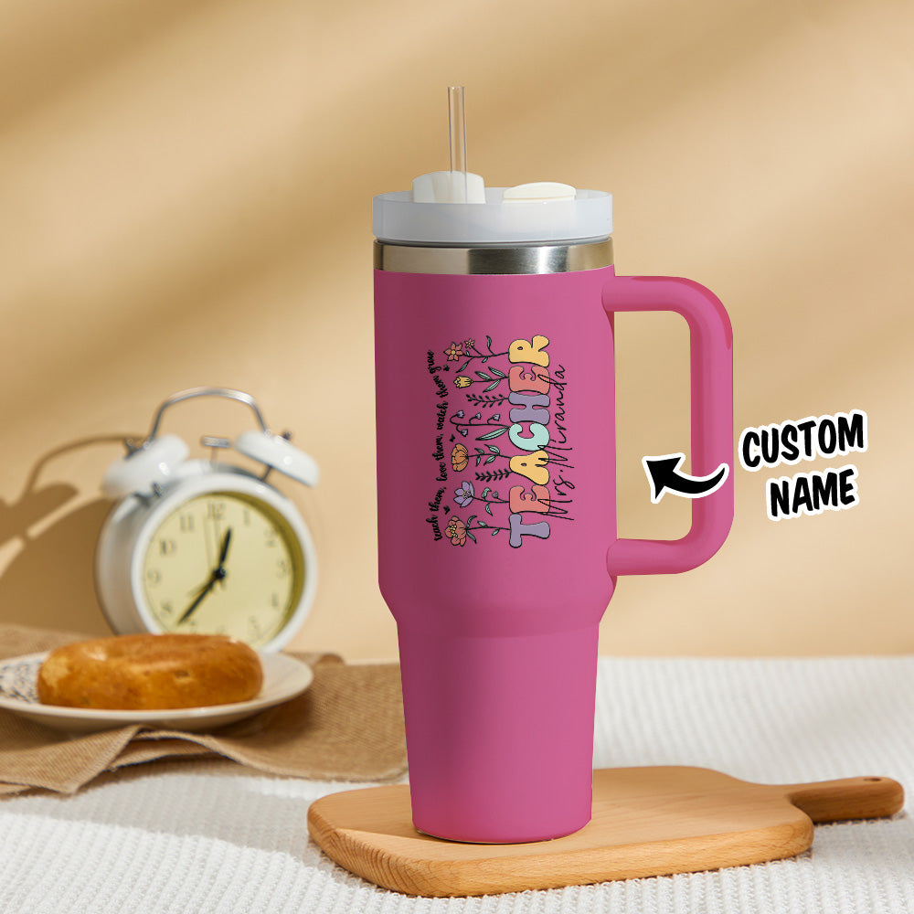 Personalized Teacher 40oz Tumbler Back to School Gift