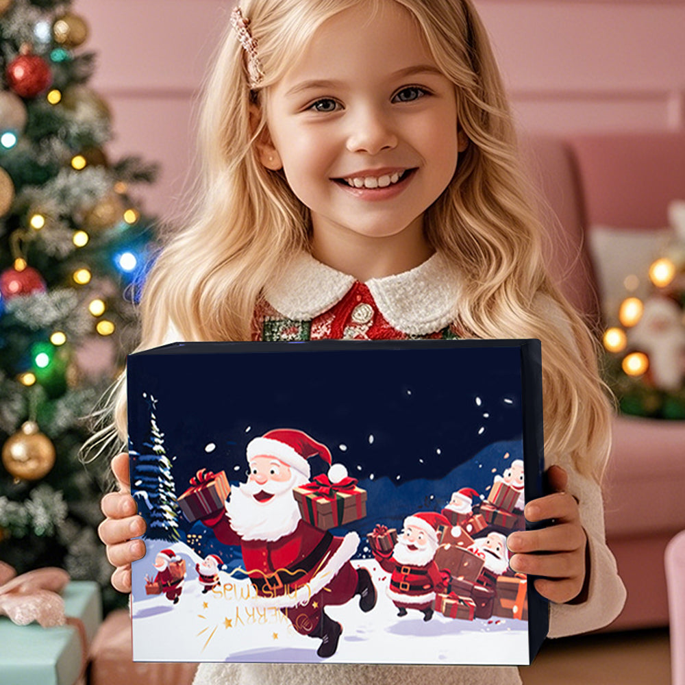 Custom Advent Calendar Christmas Jigsaw Puzzle Christmas Countdown Puzzle Toy Gift for Kids