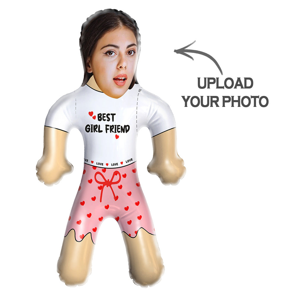 Custom Blow Up Doll Personalized Your Face & Text Air Minime Doll For Couple