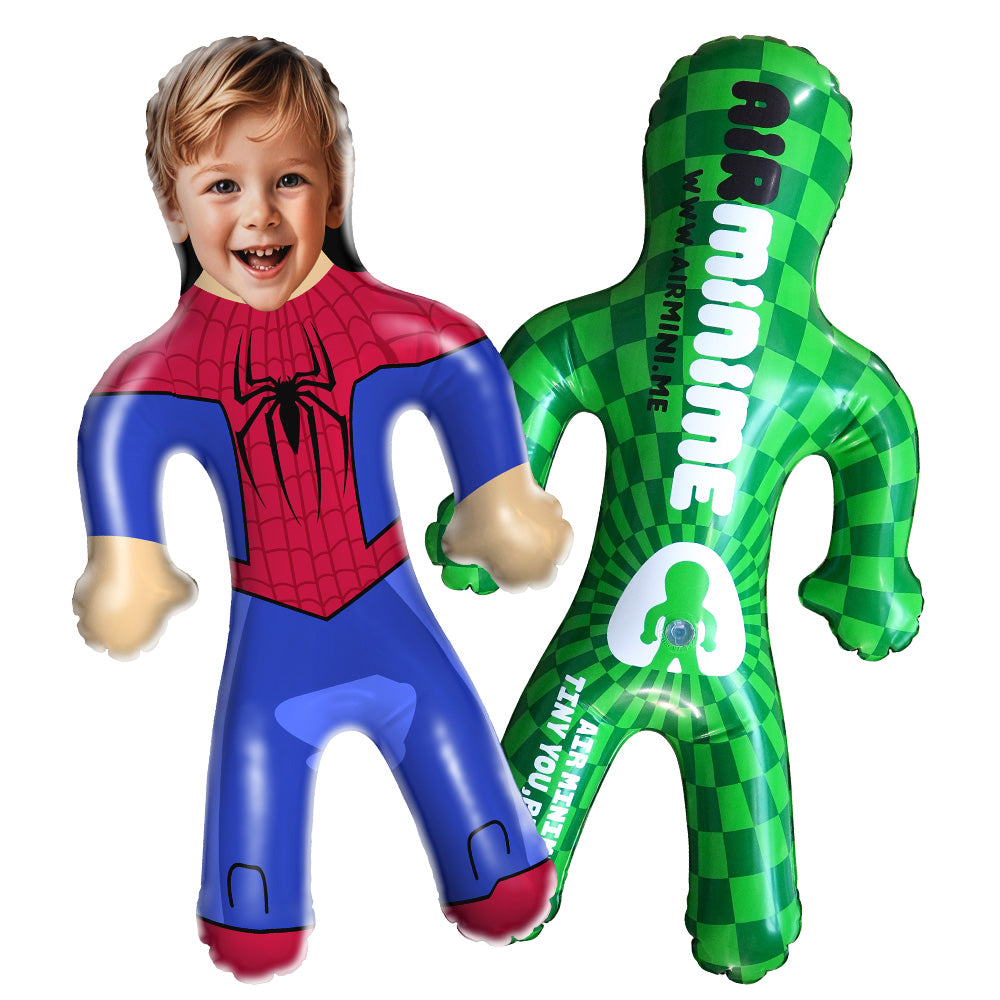 Personalized Superhero Blow Up Dolls Inflatable Minime Balloon Gifts for Him/Kids