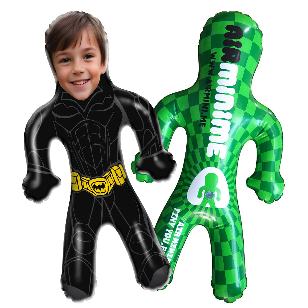 Personalized Blow Up Dolls Superhero Inflatable Minime Balloon Custom Face Hero Air Minime for Him/Kids