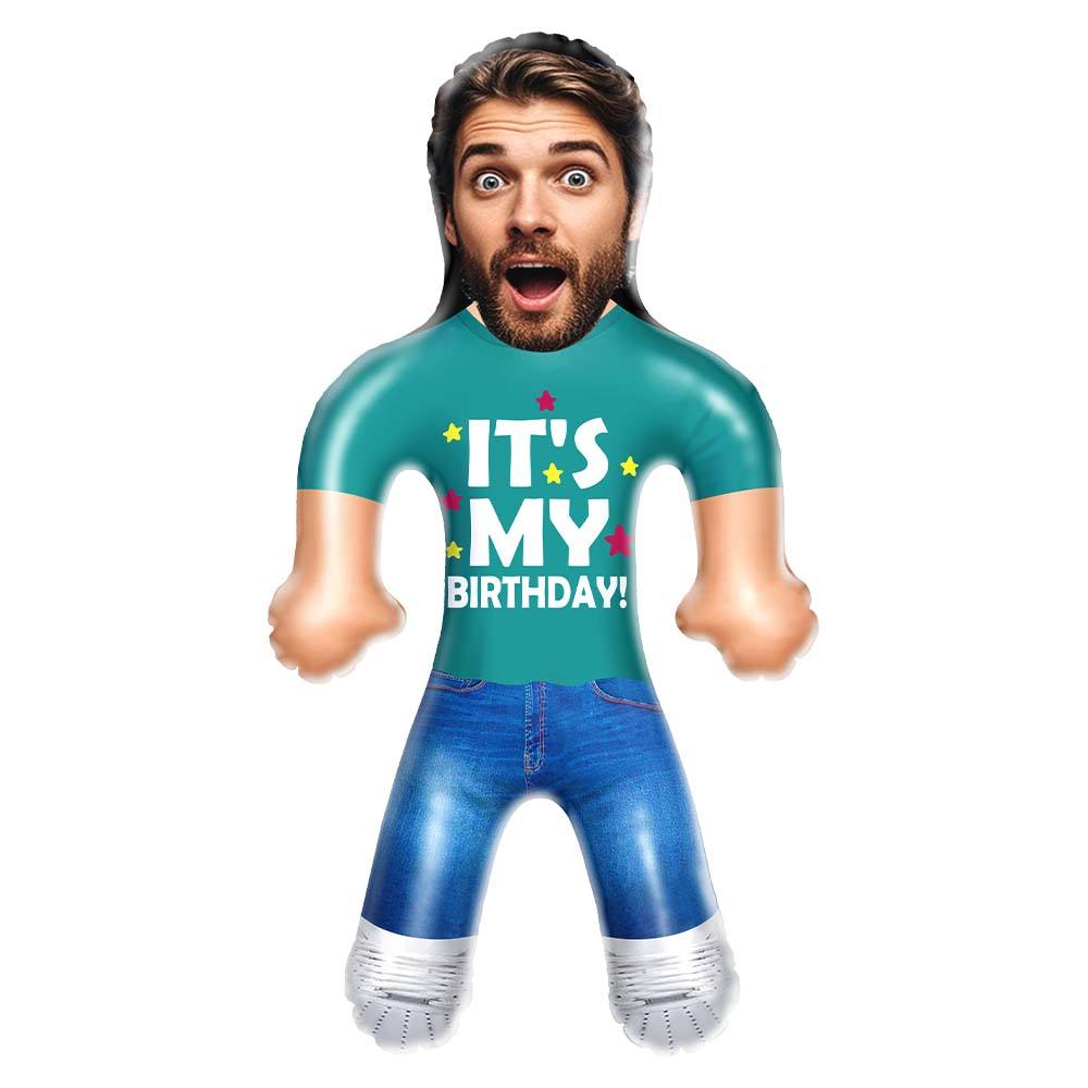 Custom Blow-Up Birthday Dolls – Personalized 'It's My Birthday' Gag Gift