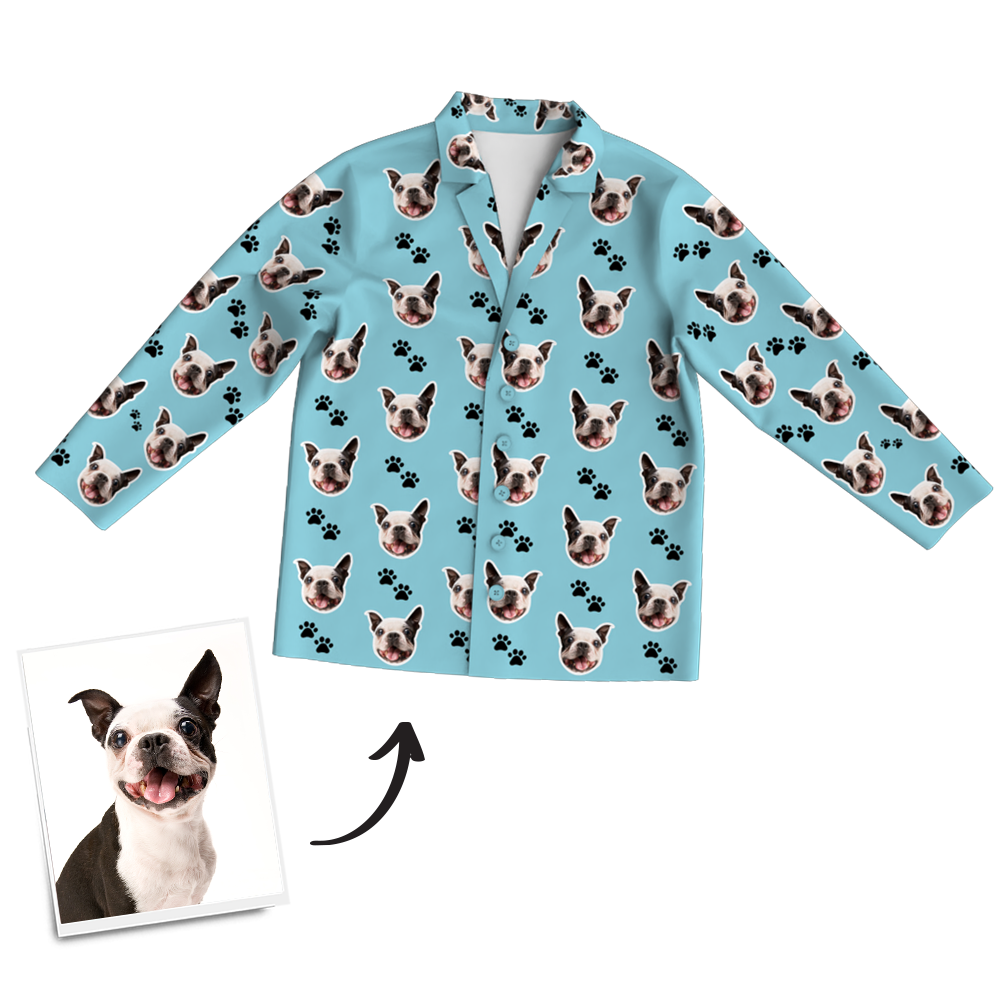 Custom Dog Photo Pajama Pants, Sleepwear, Nightwear