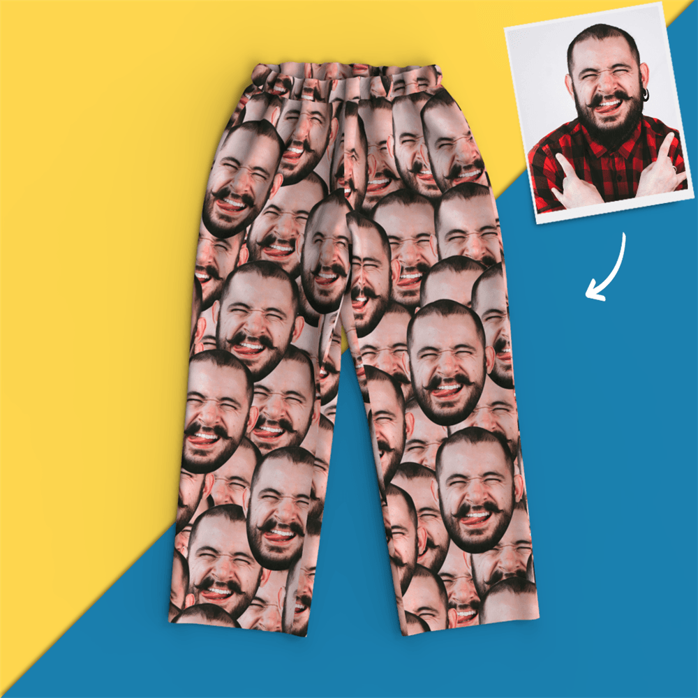 Custom Face Pajamas - Face Mash