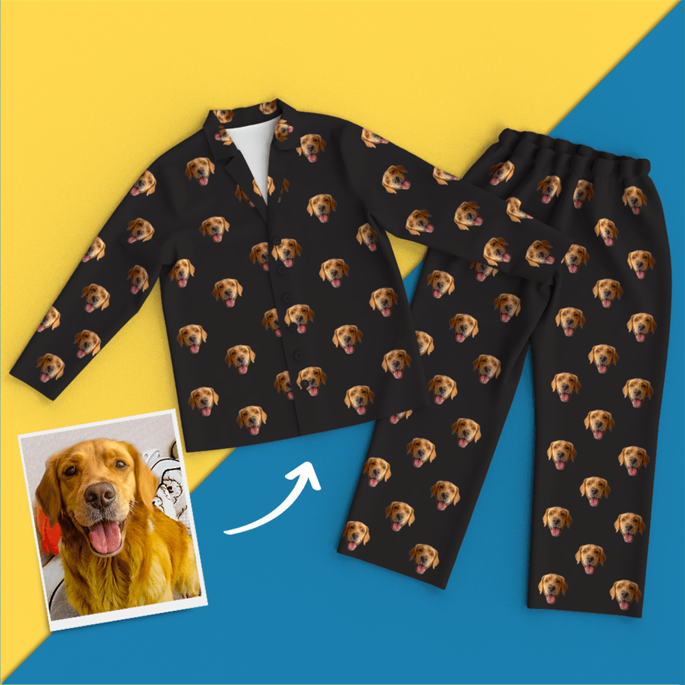 Custom Pajamas With Dog Face