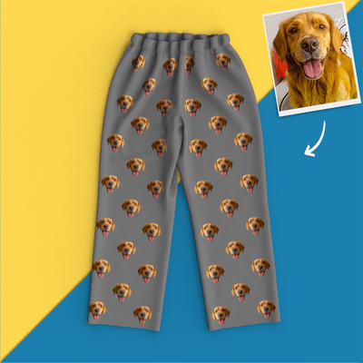 Custom Face Pajamas Home Pajamas - Dog - mysiliconefoodbag