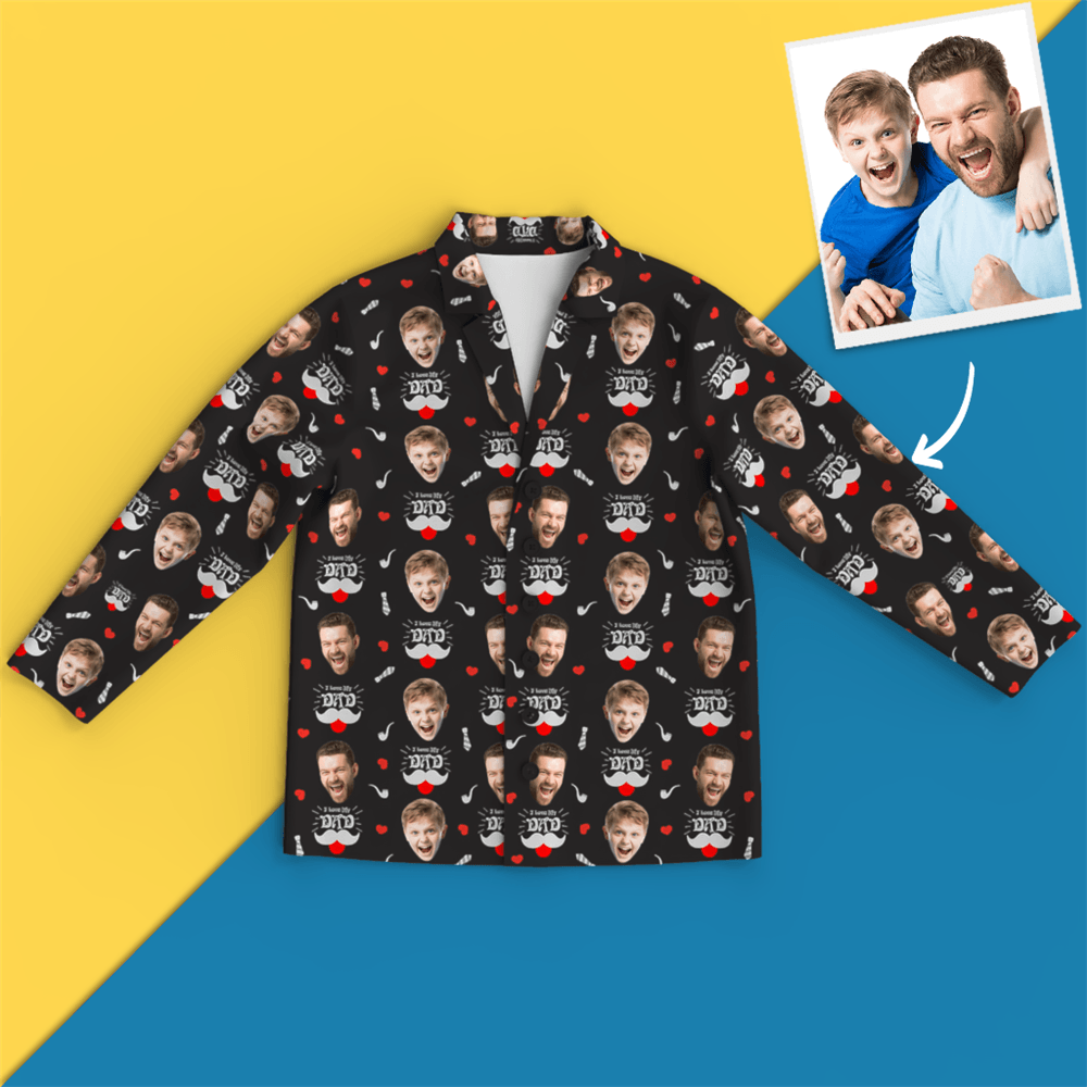 Custom Face Pajamas - Dad I Love You