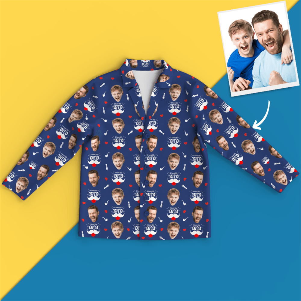 Custom Face Pajamas - Dad I Love You