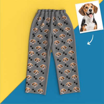 Custom Face Pajamas  - Pet Footprint - mysiliconefoodbag