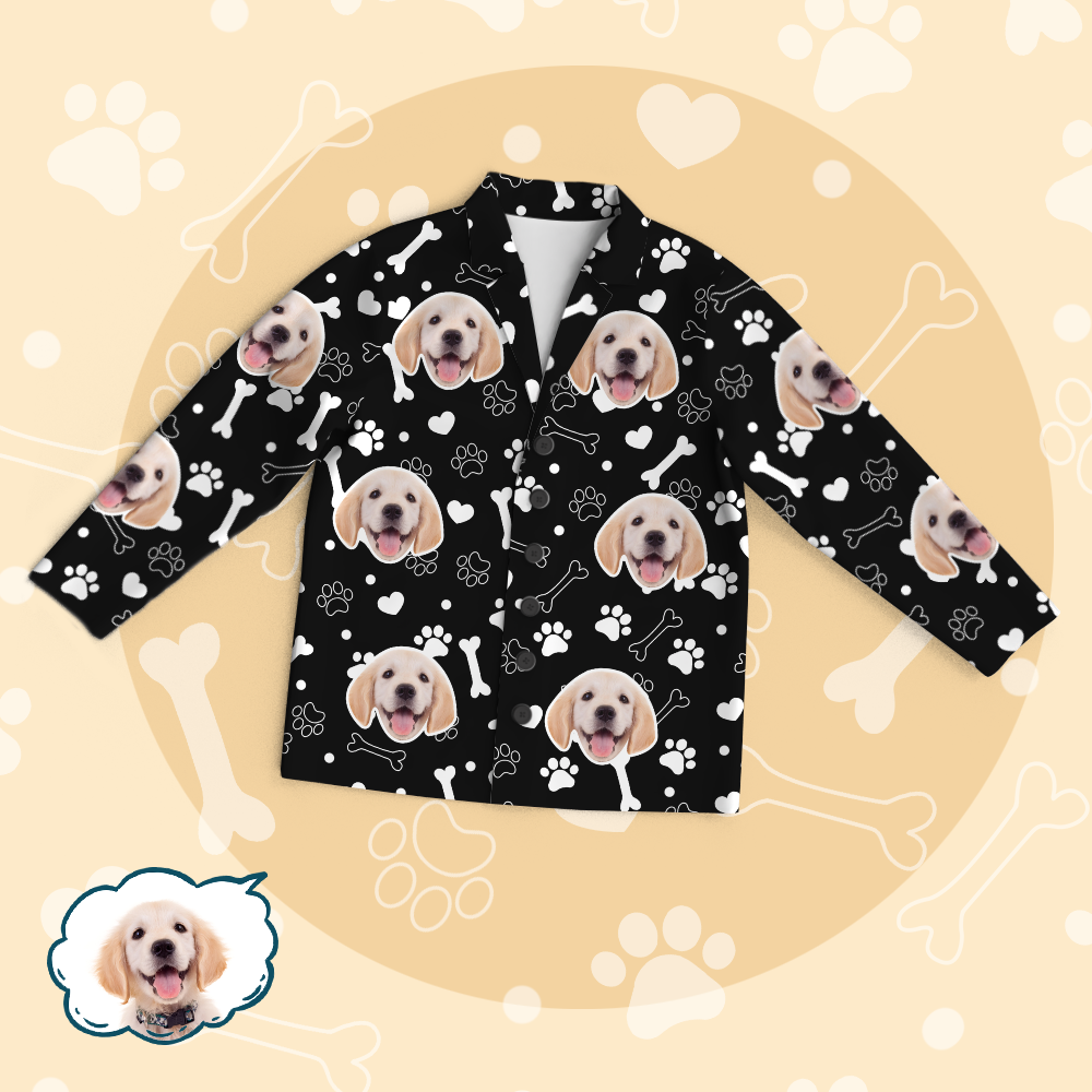 Personalized Pet Photo Pajama Set - Dog Cute Face