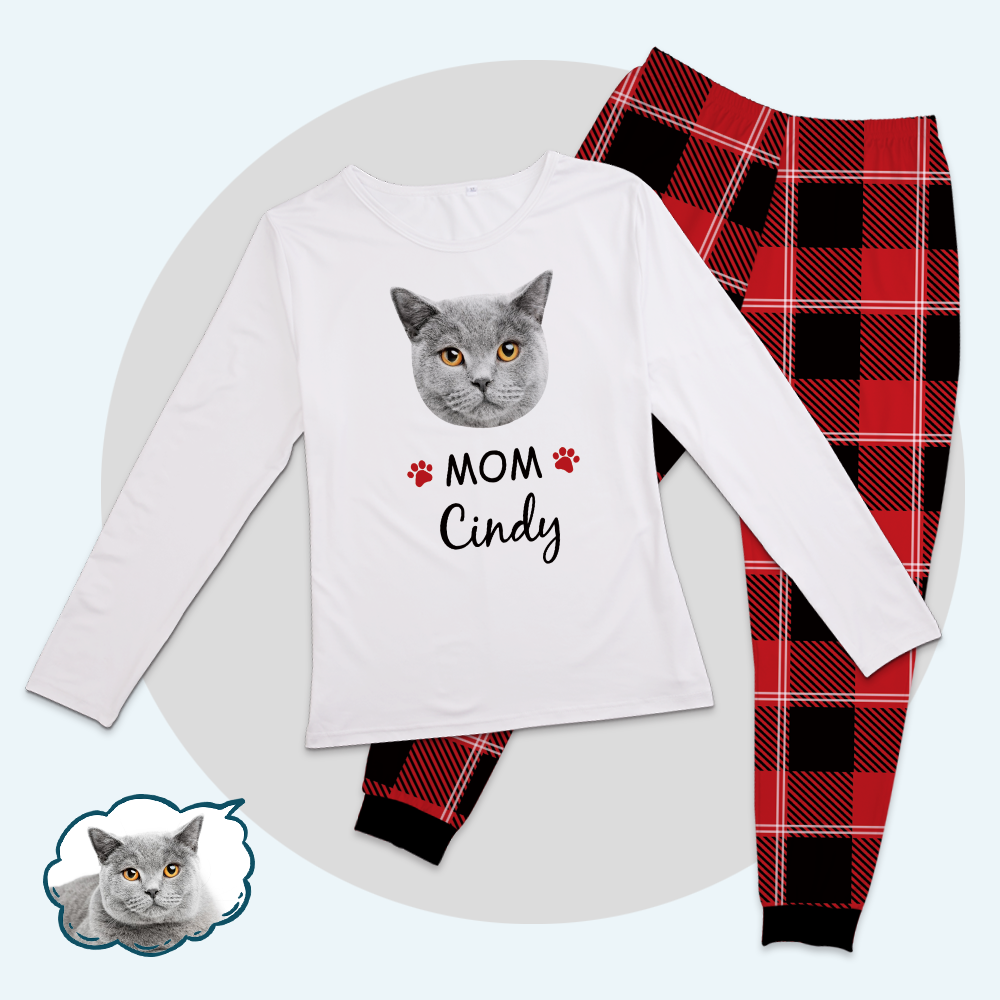 Custom Family Pajamas Classic Red Tartan Pants