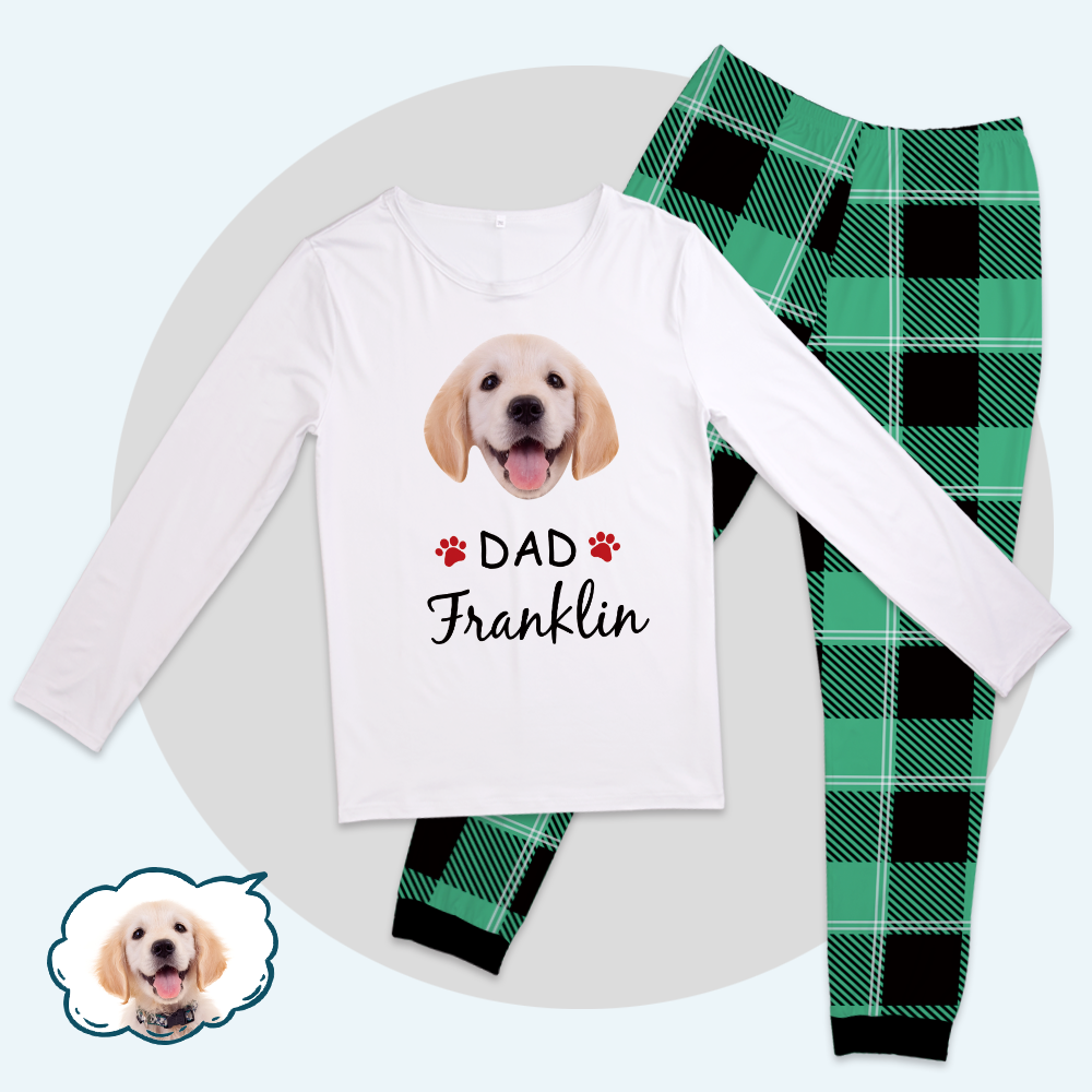 Custom Family Pajamas Classic Green Tartan Pants