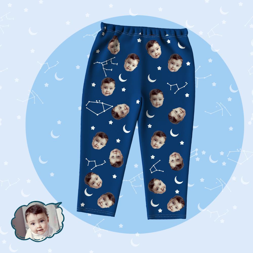 Custom Photo Family Pajama Tops/Pants Starry Sky Pajama