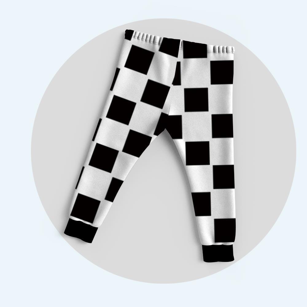 Family Basic Pajama Pants With Chess Board