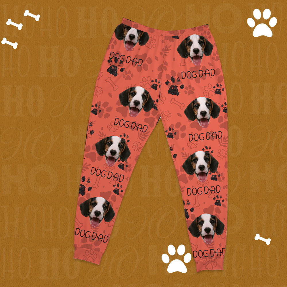 Custom Photo With Paw For Dog Lovers Sleepwear