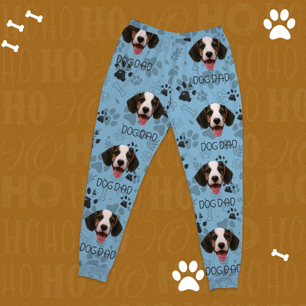 Custom Photo With Paw For Dog Lovers Sleepwear