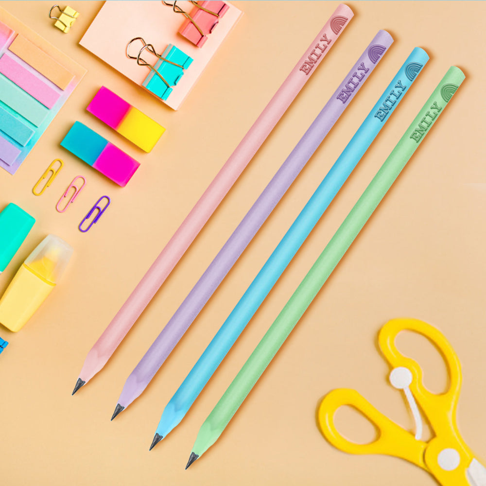 Personalized Pencil Custom School Supplies School Enrollment Back to School Gift for Children