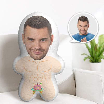 Personalised Face Doll Sexy Fun Male Body Pillow Minime Birthday Gifts for Her Stuffed Toy