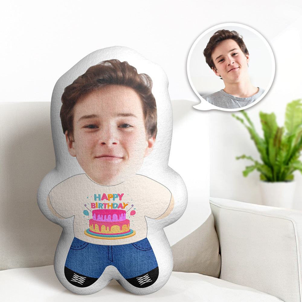 Birthday Pillow My Face Pillow Custom Birthday Photo Pillow Minime Pillow Personalised Pillow Gift For Friend