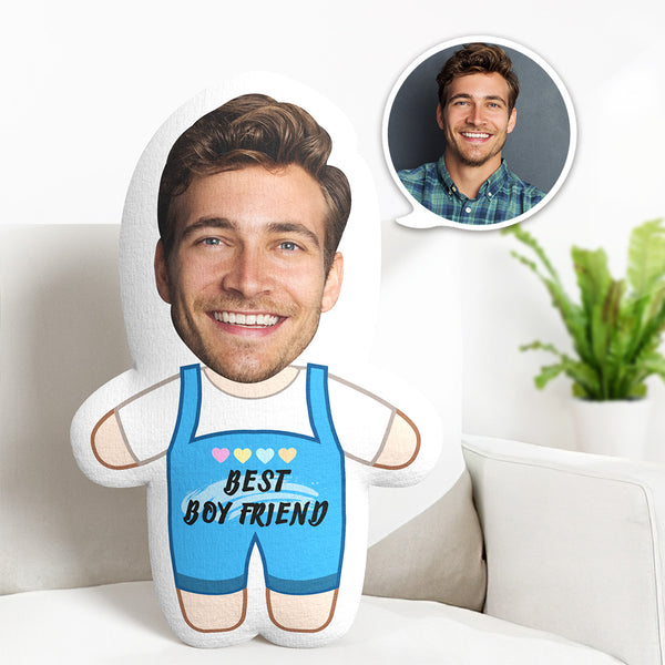 Custom Pillow Face Body Pillow Best Boyfriend Pillow Personalized Photo Pillow Couple Gifts MiniMe Pillow