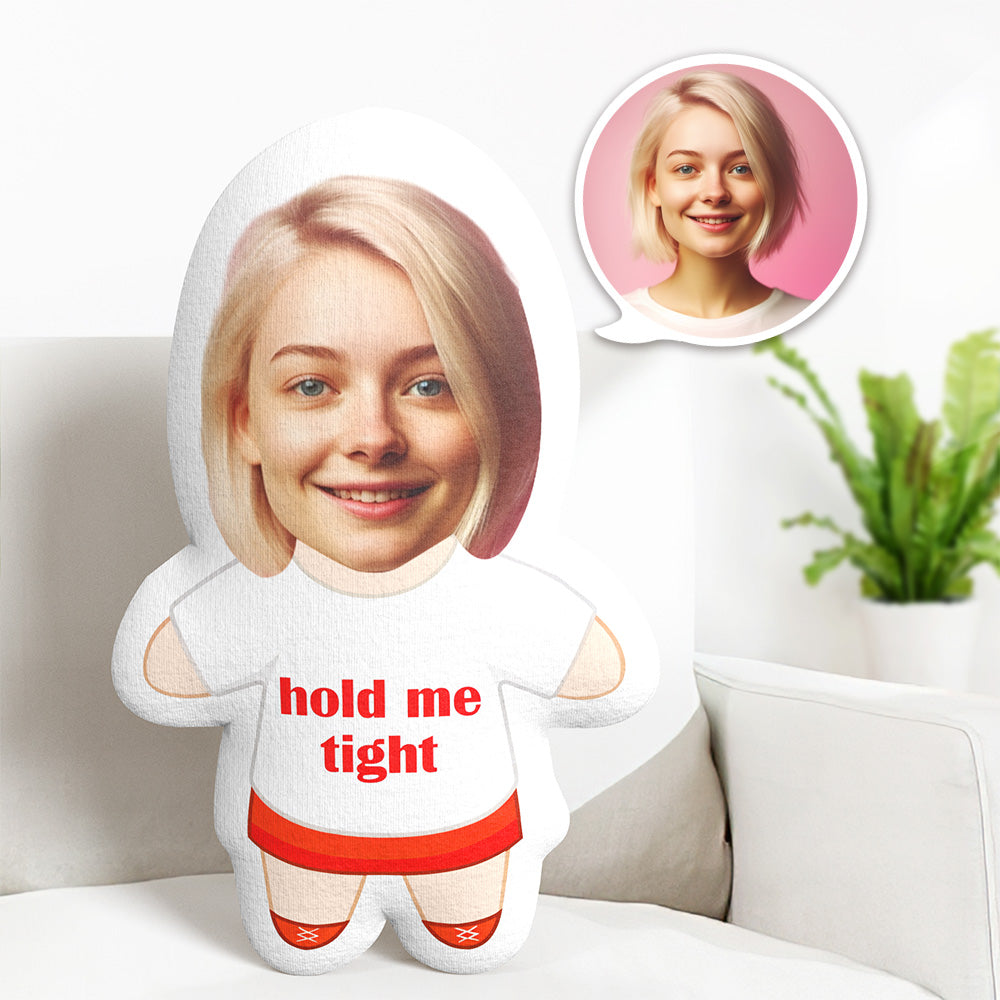 Custom Pillow Face Body Pillow Hold Me Tight Minime Pillow Personalized Doll Couple Gifts