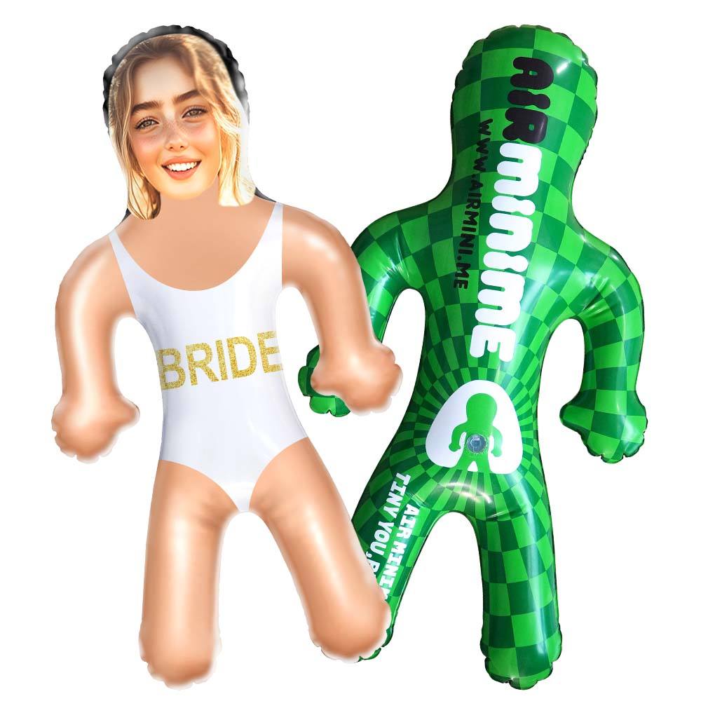 Personalized Bride Swimming Blow Up Dolls Funny Bridal Bachelorette Gifts for Her