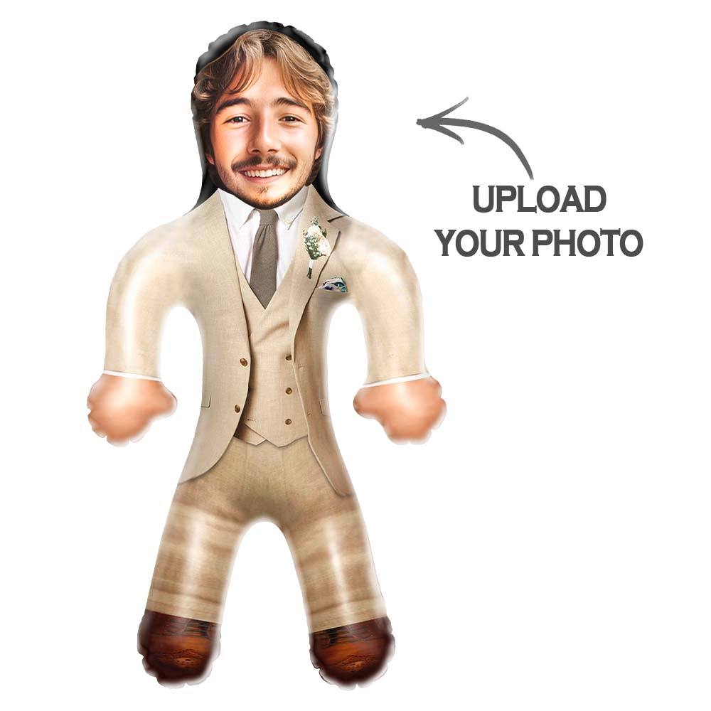 Personalized Groom Blow Up Dolls Inflatable Doll for Funny Wedding Gifts