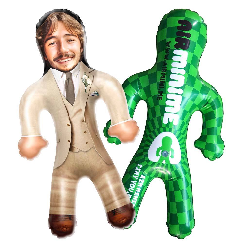 Personalized Groom Blow Up Dolls Inflatable Doll for Funny Wedding Gifts