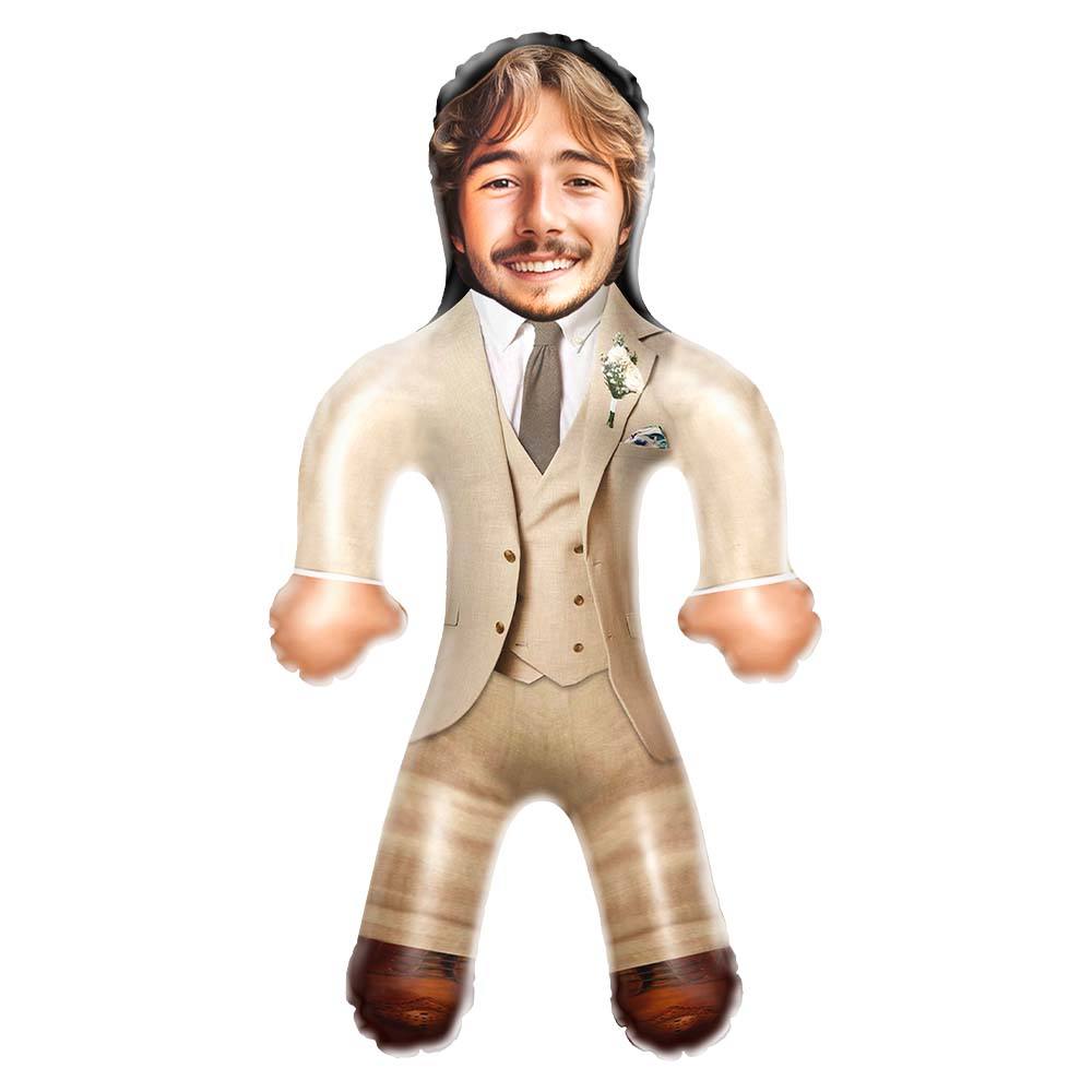 Personalized Groom Blow Up Dolls Inflatable Doll for Funny Wedding Gifts