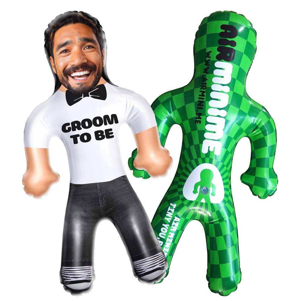 Personalized Groom to Be Blow Up Dolls Custom Funny Inflatable Doll for Wedding Gift