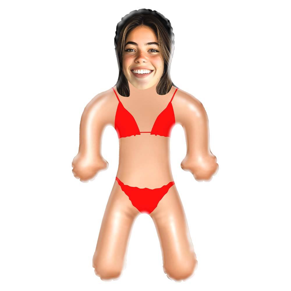 Personalized Bikini Blow Up Dolls Funny Inflatable Doll Party Favors Gifts for Her