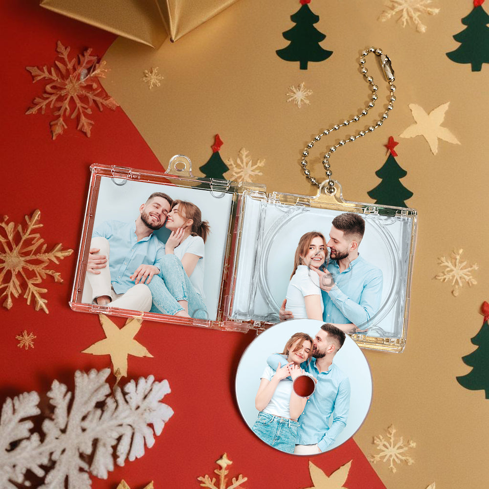 Personalized NFC Keychain Custom Mini Album CD Keychain with Fully Custom Photos+Song Play Your Favorite Spotify Song Instantly Personalized Music Gift Music Lover Keychain CD Album