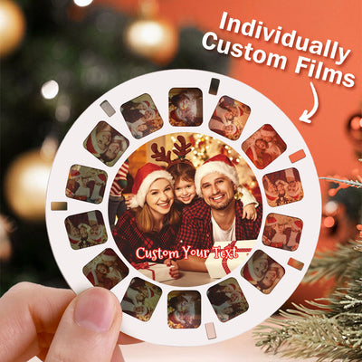 Personalized 3D Viewfinder Reel for Christmas - Customize with Your Photos - mysiliconefoodbag