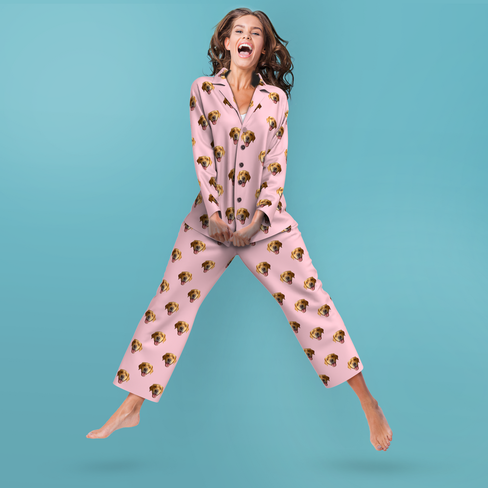 Custom Face Pajamas Home Pajamas - Colorful