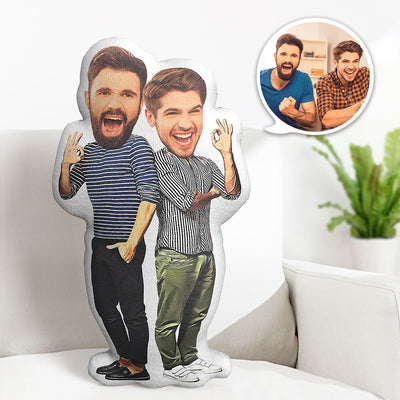 Personalized Face Pillow Personalized Men Pillow Gifts For Friend - MyPhotoBags