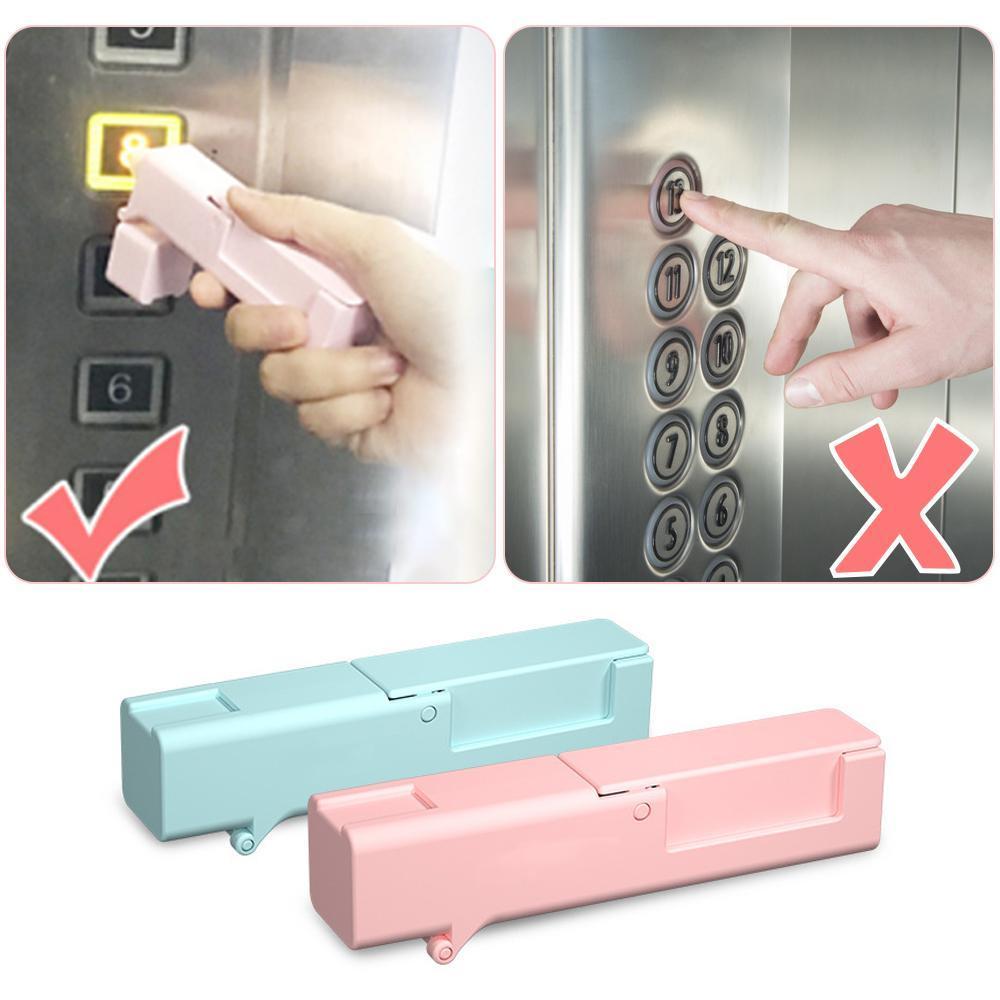 Zero Contact Tool Elevator Press Stick Reusable Popular Alcohol Disinfection Door Open Sticker Door Handle self & family Protection Equipment