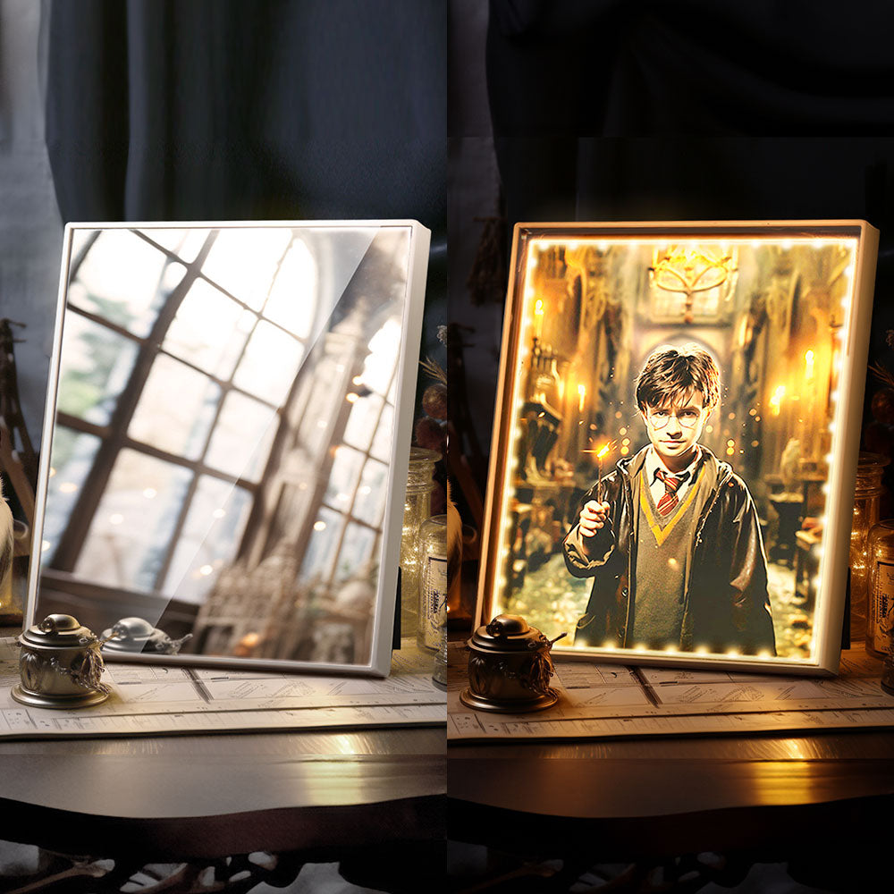 Custom Face Harry Potter Mirror Light Personalized Photo Portrait Birthday Gifts