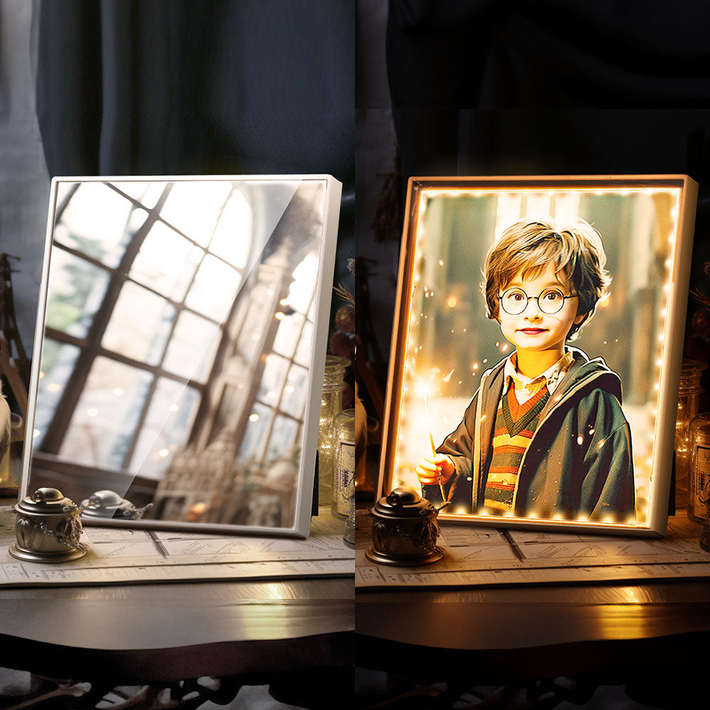 Custom Face Harry Potter Mirror Light Personalized Photo Portrait Birthday Gifts