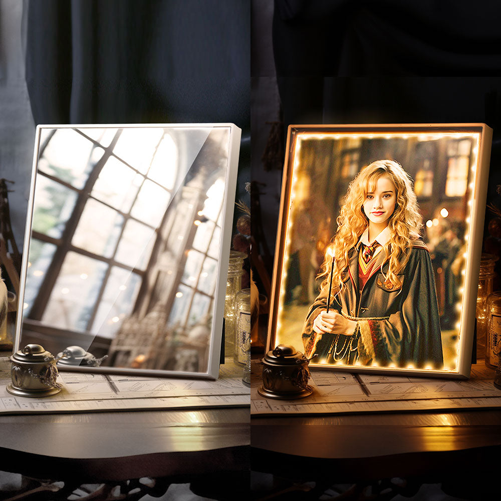 Personalized Photo Portrait Custom Face Harry Potter Mirror Light Gifts for Him