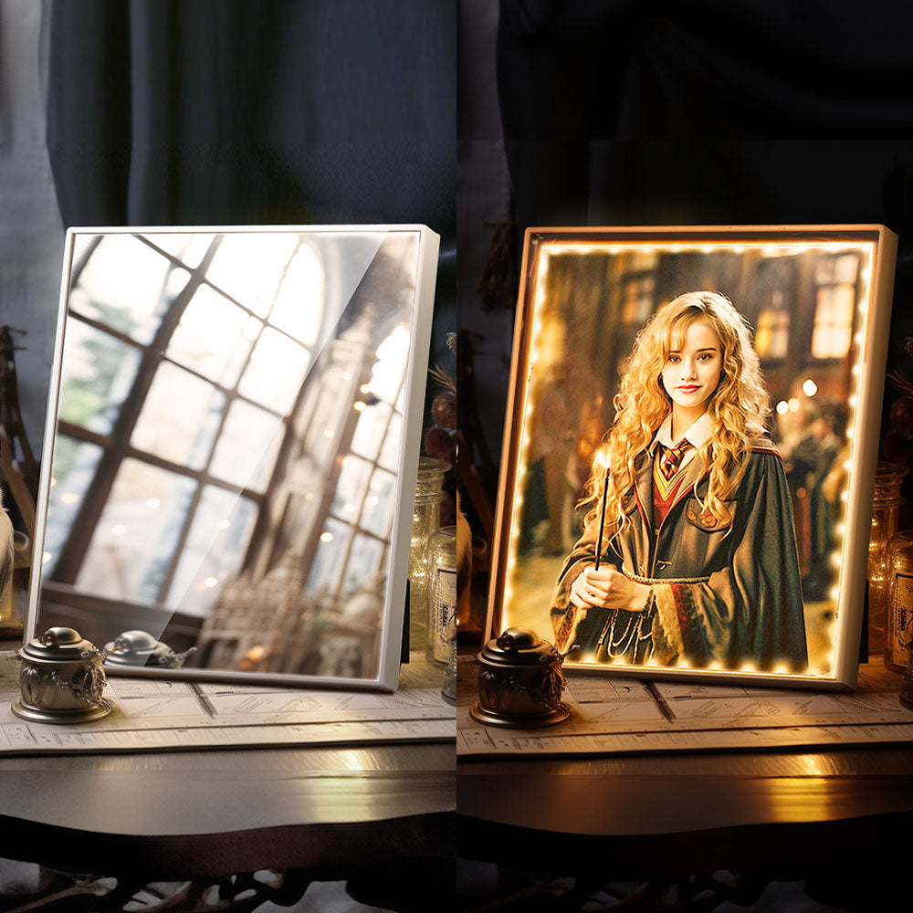 Custom Face Harry Potter Mirror Light Personalized Photo Portrait Birthday Gifts